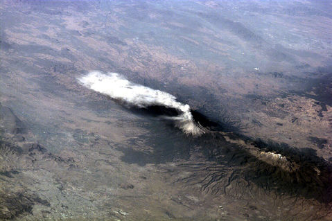 Popocatepetl from the Space Station