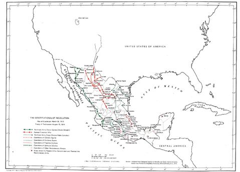 La Revolución Constitucionalista de México en 1913-1914