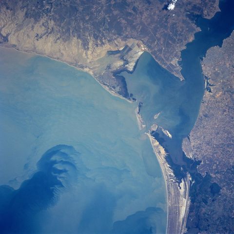 Imagen, Foto Satelite Golfo de Bahia de Tablazo, Golfo de Venezuela