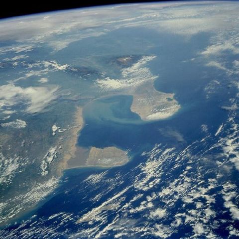 Satellite Image, Photo of Gulf of Venezuela Region, Venezuela