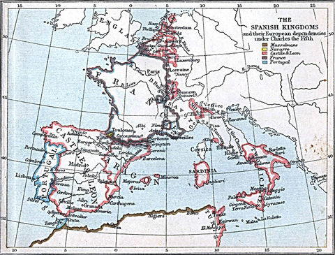 The Spanish Kingdoms under Charles V 1519-1556