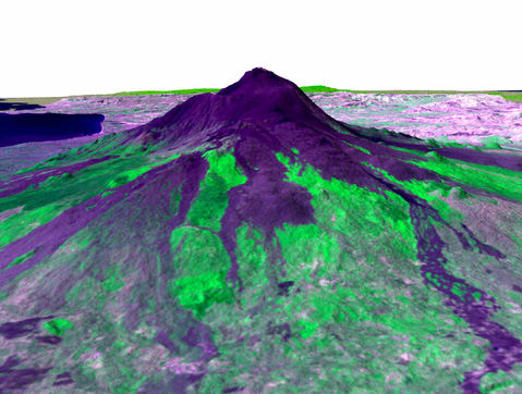 Erupción del volcán Etna en Sicilia