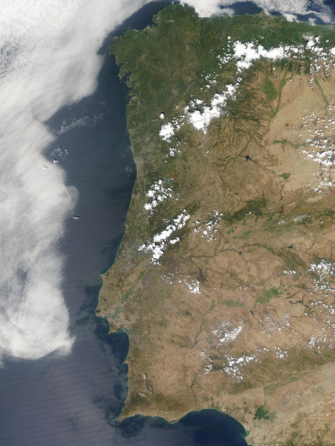 Fires across Portugal