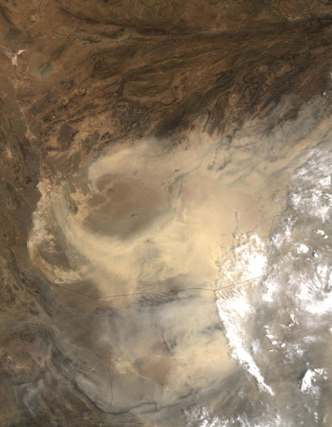 Dust Storm in Afghanistan