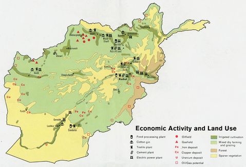 Actividad Económica de Afganistán 1982