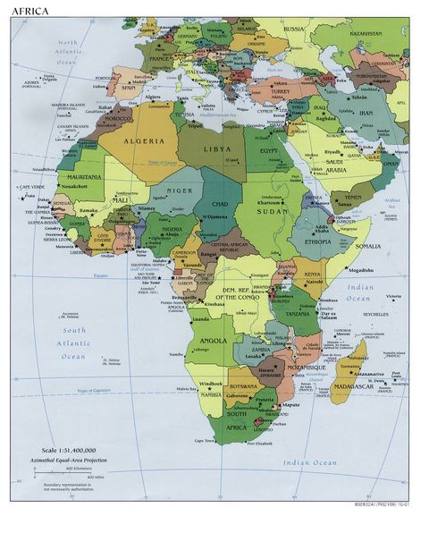 Africa Political Map
