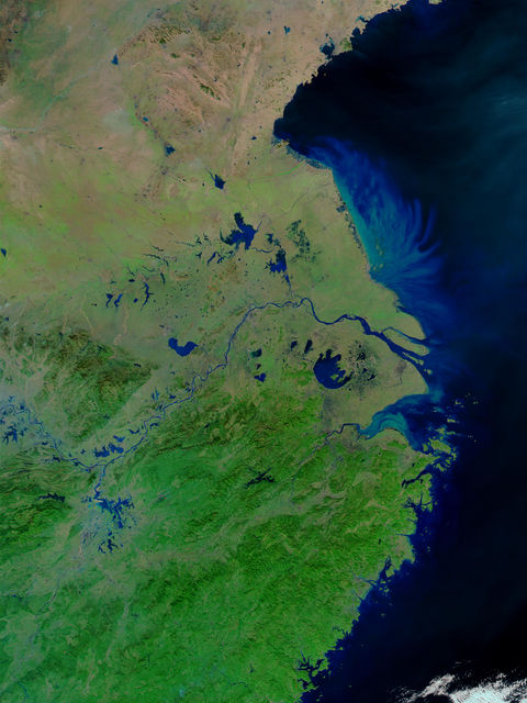 Inundaciones en China oriental