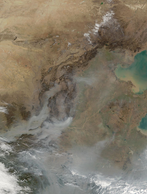 Thick aerosols in China