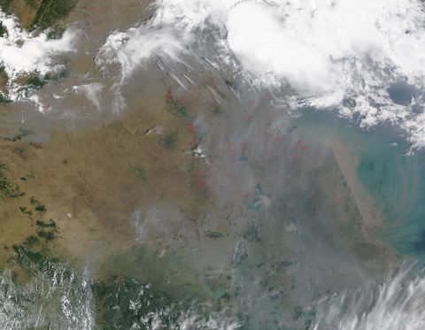 Fires in China