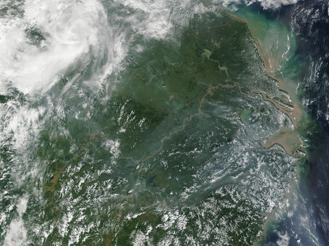 Floods along the Yangtze River