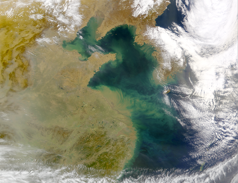 Dust Over Eastern China