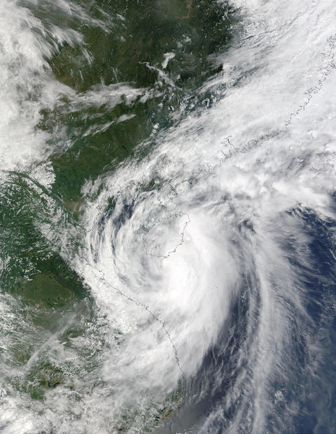 Tropical Storm Mekkhala Hits China