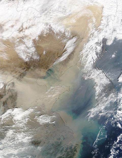 Dust Storm in China