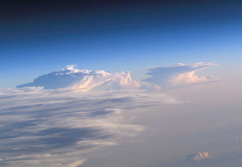 Anvil Tops of Thunderstorms