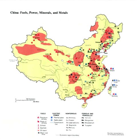 China Fuels, Power, Minerals and Metals 1983