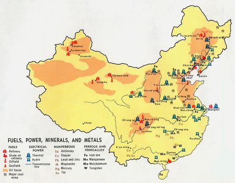 China Fuels, Power, Minerals and Metals 1971