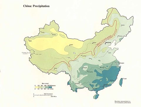 Precipitación en China 1983