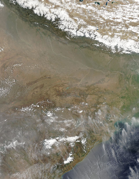 Fires in eastern India 2003