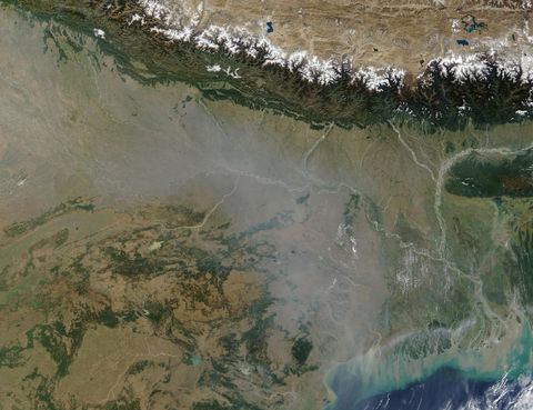 Contaminación del Aire en el noreste de India 2003