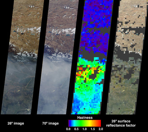 Aerosols Over India 2001