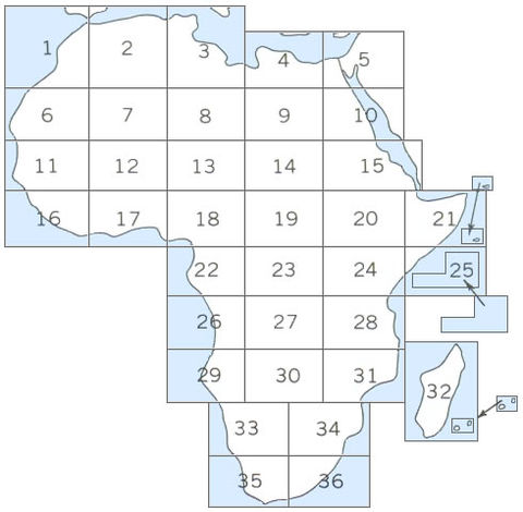 Mapa Index de África