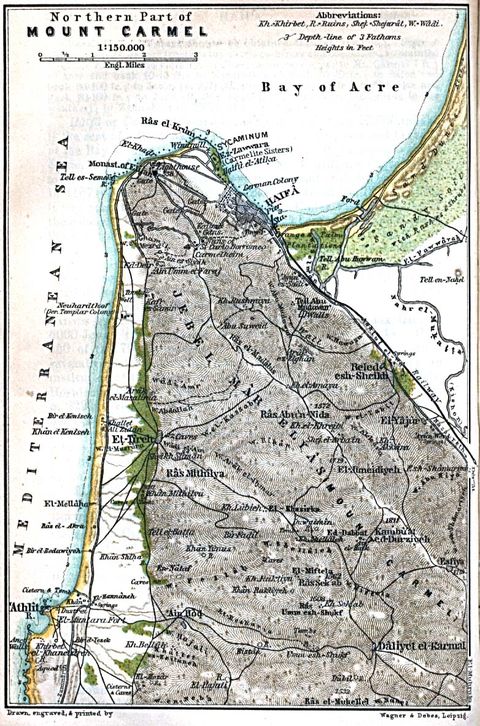 Northern Part of Mount Carmel 1912