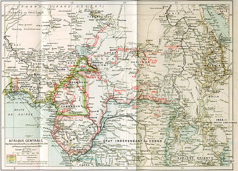 África Central en 1895