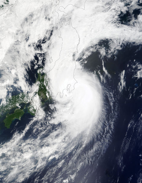 Super Typhoon Halong in Western Pacific