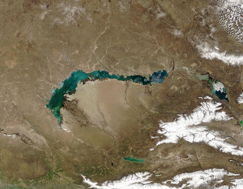 Lake Balkhash, Kazakhstan