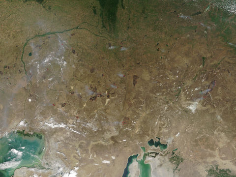 Fires in Kazakhstan