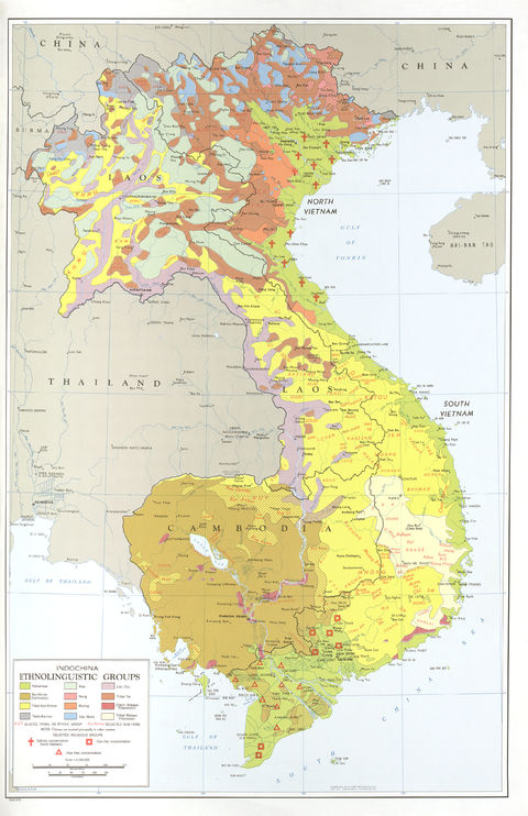 Grupos Etnolingüísticos de Indochina 1970