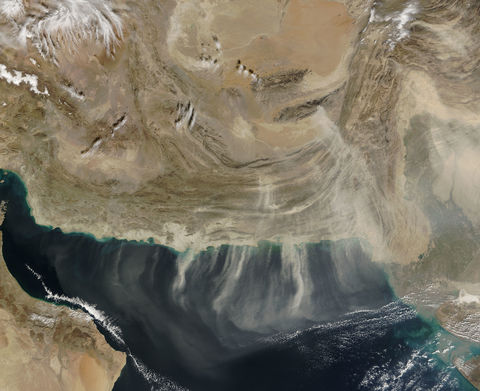 Dust storm across Pakistan