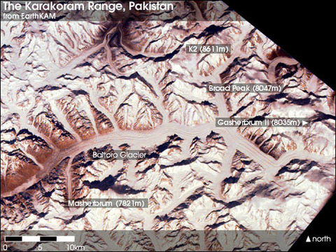 Cordillera Karakórum, Pakistán