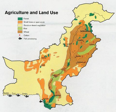 Agricultura y Uso de la Tierra de Pakistán 1973