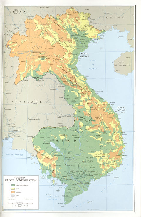 Indochina Surface Configuration 1970