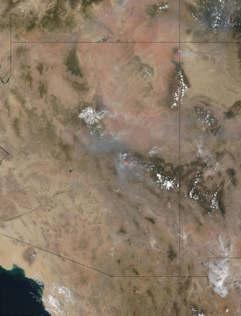 Rodeo and Chediski Fires in Arizona