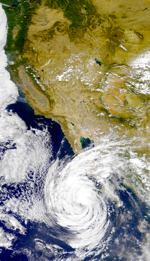 California Fires and Tropical Storm Hilary