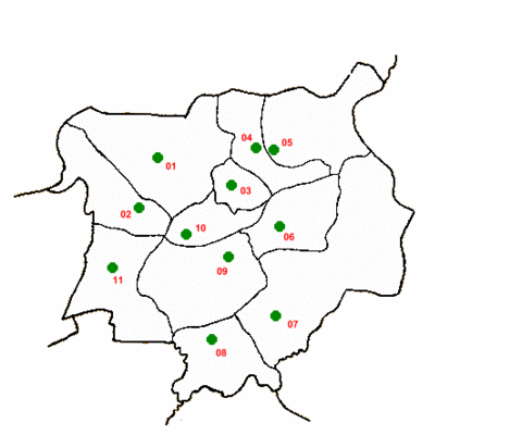 Map of Chiquimula Department