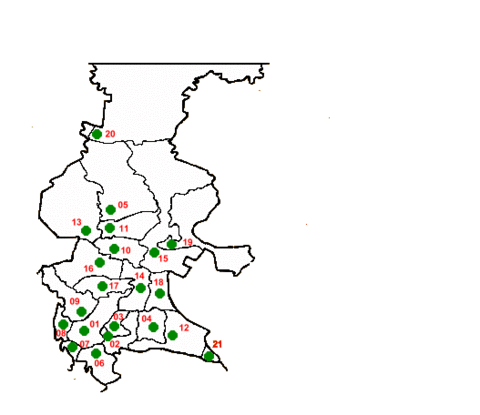 Mapa del departamento de Quiché