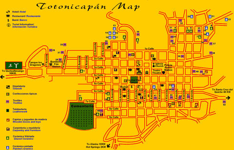 Map of Totonicapán