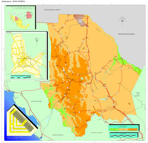 Mapa de Chihuahua