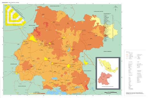 Map of Guanajuato