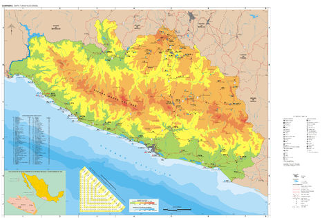 Map of Guerrero