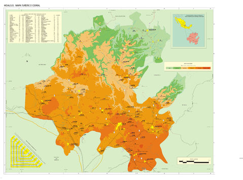 Map of Hidalgo