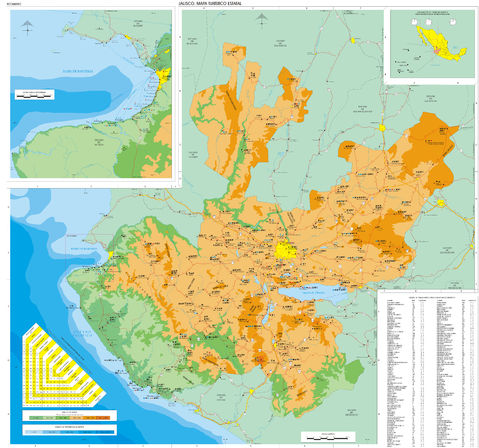 Map of Jalisco