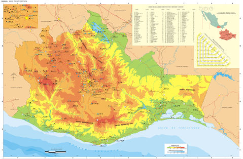 Map of Oaxaca