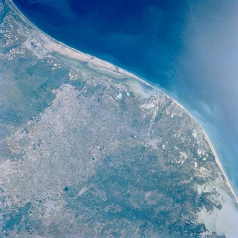 El delta del Rio Grande y la Laguna Madre