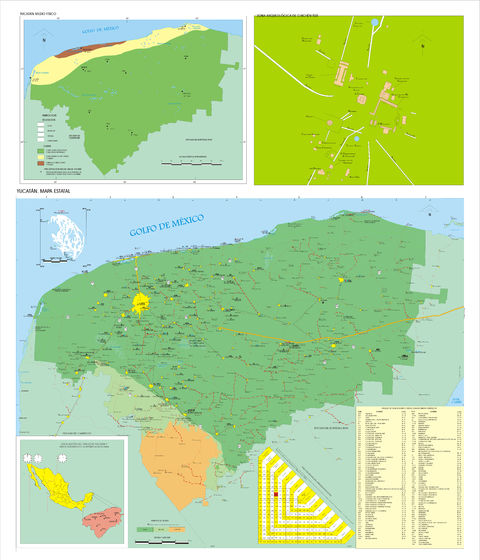 Map of Yucatán