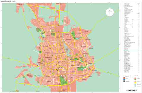 Aguascalientes City Map