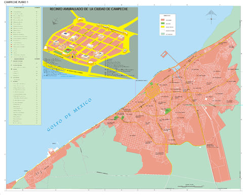 City of Campeche map